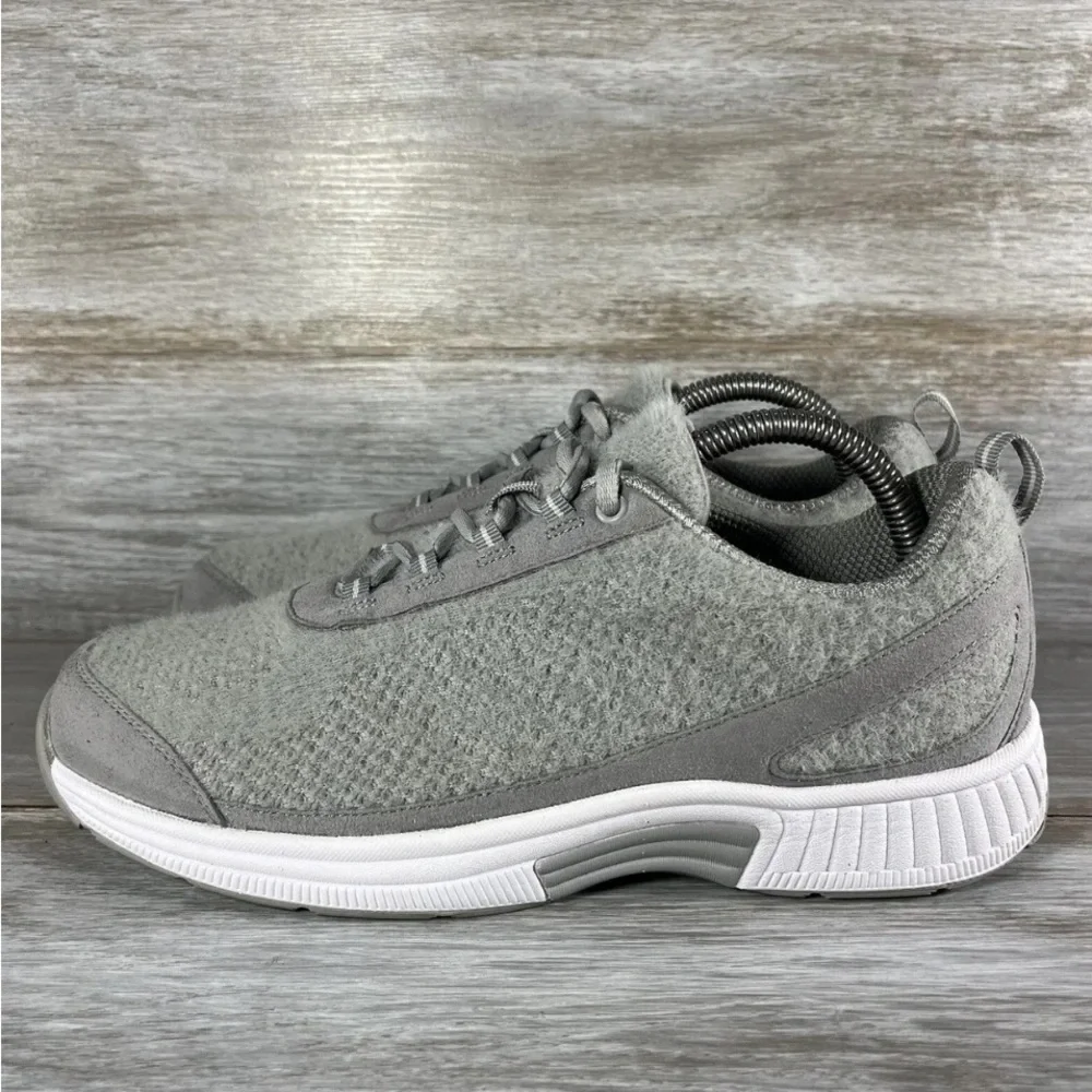 Orthofeet Womens 989 Coral Wool Grey Comfort Athletic Sneakers Size 7.5 - Picture 3 of 14